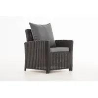 CLP Fisolo 5mm Loungesessel schwarz/eisengrau