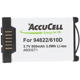 AccuCell Akku passend für Aastra Typ A600ST1, 23-001059-00, 23-001080-00, DK512009 3,7 Volt 800mAh