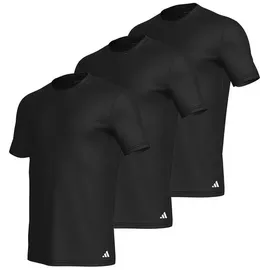 adidas T-Shirt Crew Neck Shirt Active Core Cotton schwarz XXL