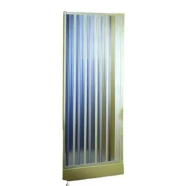 Forte Rimini Nischendusche Schiebetür 80-100 x 185 cm weiß transparent