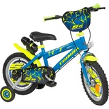 Toimsa Bikes Toimsa Kinderfahrräder Jungen SR 14 Zoll 23,5 cm Jungen Trommelbremse Blau/Gelb