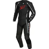 FLM Sports Lederkombi Assen 2-tlg. schwarz/rot 50 – Motorradbekleidung – Sport Motorradbekleidung