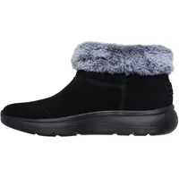 SKECHERS Damen On-the-Go Encore Schnee-Capped-Stiefelette, Schwarzgraues Wildleder, 37 EU
