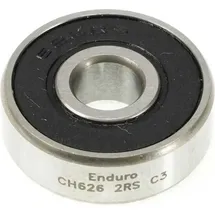 Enduro Bearings 626 Ch 2RS C3 abec 5 Ceramic Hybrid lager - Silber