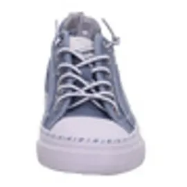 Mustang Damen Schnürschuh Stoffschuh mit Gummisohle rutschfest leicht 1376-308, Größe:37 EU, Farbe:Mehrfarbig - Blau - 37