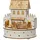 Kaemingk Weihnachts-Szene Haus mit 2 Torbögen Ø 17,5 cm Höhe 19,5 cm Braun