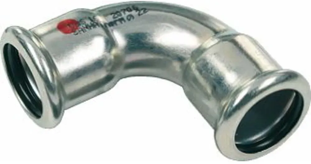 SK SANHA-Therm Pressfitting Serie 24000 Bogen 90 Grad 2M 88,9 Nr. 24002a