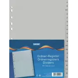 Toppoint Ordner Register DIN A4 grau 10 St.