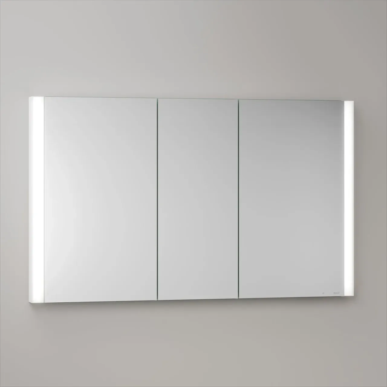 KEUCO Royal Atlas LED Spiegelschrank 120 x 71 x 11,5 cm mit 3 Türen, Unterputz 211201450112
