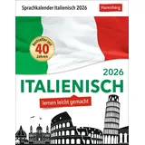 Harenberg Italienisch Sprachkalender 2026 - Italienisch lernen leicht gemacht - Tagesabreißkalender: In nur 10 Minuten täglich Grundkenntnisse verbessern mit ... Sprachlektionen (Sprachkalender Harenberg)