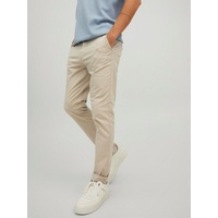 JACK & JONES Marco Chinohose mit Slim Fit in Beige-W36 / L34