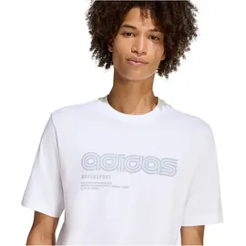 adidas Motorsport Linear Graphic T-Shirt Herren weiß L