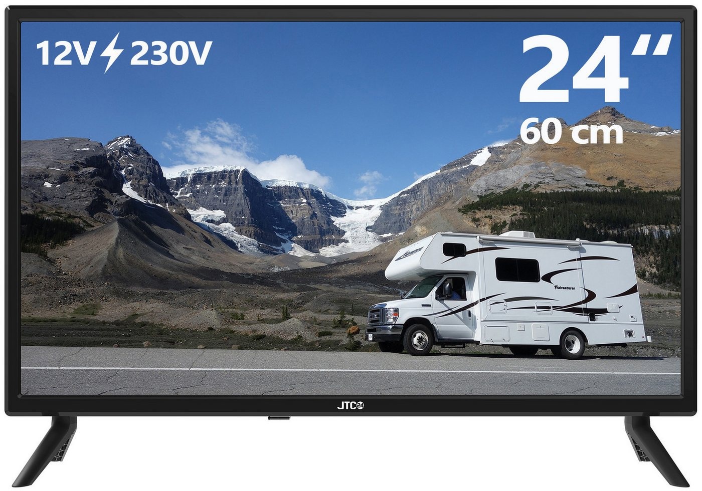 JTC-24 JTCT24H39241 LCD-LED Fernseher (60,00 cm/24 Zoll, HD ready) schwarz