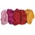 Rayher Reine Schurwolle Kammzug, 5 Farben JE 25G sommermischung, 53877000