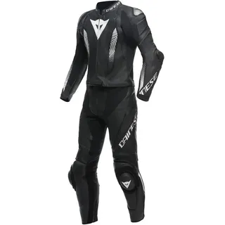 Dainese Laguna Seca 5 Zweiteiler black white Gr. 122 Lederkombi schwarz weiß