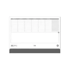 Ursus Ursus® Schreibtischunterlage weiß Papier 52,5 x 37,5 cm, 50 Blatt