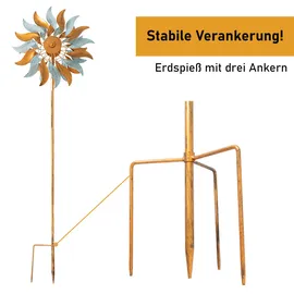 Lemodo Windrad Fire Flower, 213 cm hoch