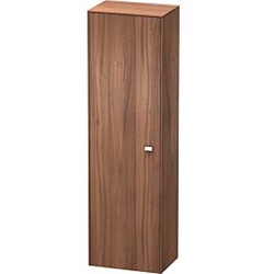 Duravit Brioso Hochschrank BR1331L1079 520x1770x360mm, Nussbaum Natur/Chrom, Tür links