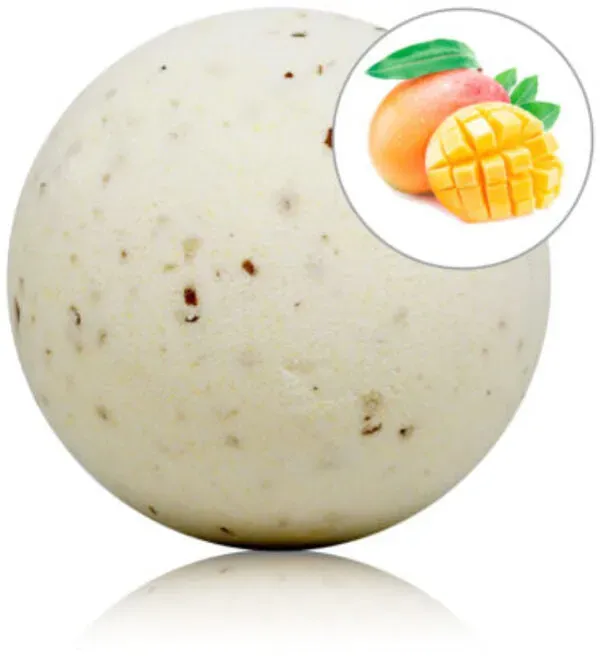 TALOKA - BADEBOMBE MIT MANGO-DUFT UND ROSENBLÜTEN