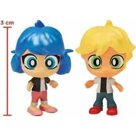 Bandai Namco Entertainment BANDAI - Miraculous Ladybug - Mini-Chibi-Bäckerei-Welt - Mini-Figuren Marinette und Adrien enthalten - Miraculous Offizielle Lizenz - Schachtel mit Zubehör - P50551