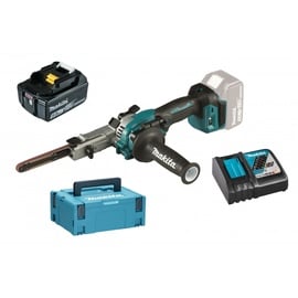 Makita DBS 180 RT1J Akku Bandfeile 18 V 9 x 533 mm Brushless + 1x Akku 5,0 Ah + Ladegerät Makpac