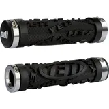 ODI Grips Yeti Lockon Bonus Griffe Fahrradgriffe Schwarz-Silber 130 mm