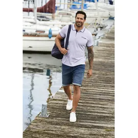 Jan Vanderstorm Poloshirt PERDER lila 7XL