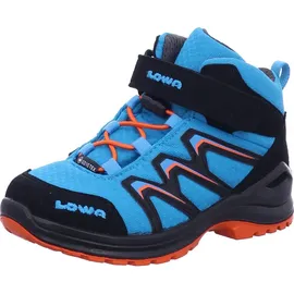 Lowa Maddox GTX Mid Kinder blau/orange 36