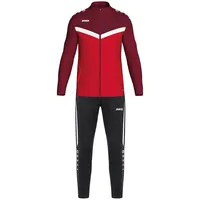 Jako Polyesteranzug Iconic rot/weinrot S