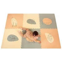 Hakuna Matte große Puzzlematte für Babys «Jungle Sunset» 1,8x1,2m – 6 XXL-Platten 60x60cm – 20% dickere Spielmatte in Einer recycelbaren Verpackung – weichere Puzzlematte Boden