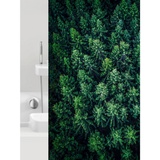 GRUND Duschvorhang »FORESTA«, grün 180x200 cm,