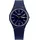 Q&Q Attractive Q&Q Uniuhr mit Silikonarmband in dunkelblau, 10 Bar wasserdicht