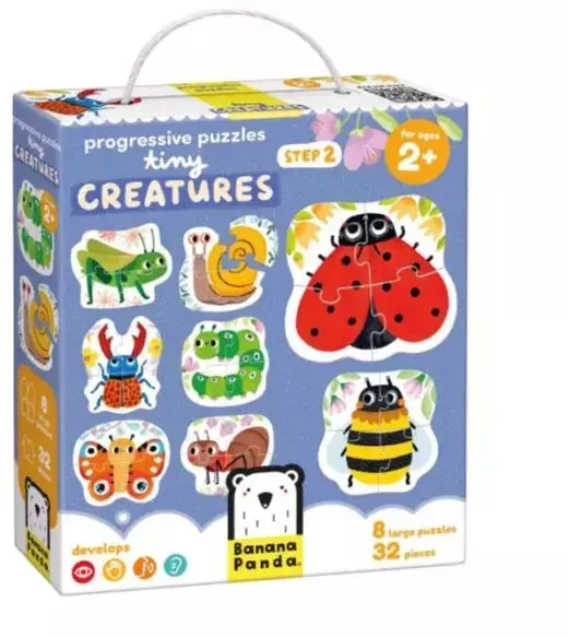 Banana Panda: Fortgeschrittenes Puzzle – winzige Wesen