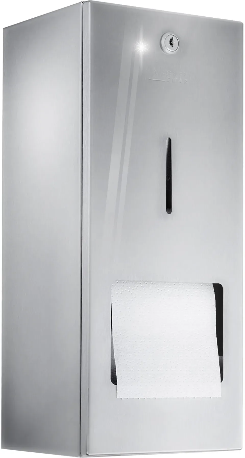 Wagner EWAR WP 164 Toilettenpapierhalter für 2 Rollen Edelstahl glänzend poliert