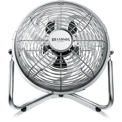 Brandson Bodenventilator 30 cm, Windmaschine Retro Stil, Ventilator, 3 Geschwindigkeitsstufen, Standventilator, hoher Luftdurchsatz