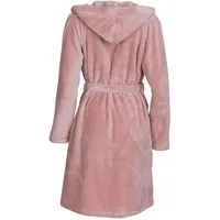 Damenbademantel WEWO FASHION "6600, ideal für Sauna & Spa, Hotelbademantel, Morgenmantel" Gr. XXL, rosa (rose), L:100cm, Wellsoft-Microfaser, Hausmäntel, unübertroffen kuschelig