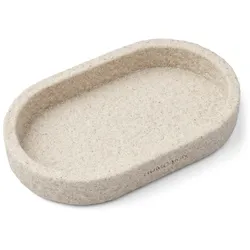 Humdakin - Sandstein Tablett, oval, 15 x 25 cm, natur