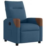 vidaXL Relaxsessel Blau Stoff