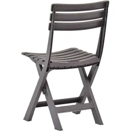 vidaXL Gartenstuhl 44 x 41 x 78 cm mocca klappbar 2 St.