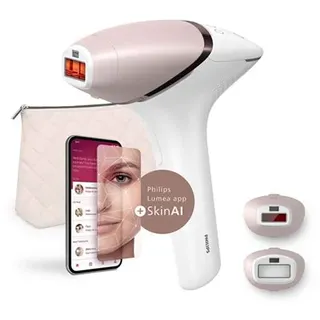 PHILIPS Lumea 9900 Series IPL mit Haaranalyse & Lichtimpuls-Zähler über KI App Funktion