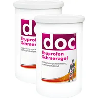 2er Set DOC Ibuprofen Schmerzgel 5% Spenderkartusche 1 kg