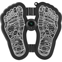 Elektrisches Fußmassagegerät, Wiederaufladbares EMS Fußmassagepad EMS Leg Reshaping Foot Massager 6 Modi Fördern Sie Die Durchblutung, Mindern Sie Muskelschmerzen für Zu Hause Oder Im Büro