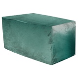 Royal Gardineer Gartenmöbel Abdeckung: Gewebe-Abdeckplane für Gartenbänke, 160 x 80 x 78 cm, 110 g/m2 (Gartenbank-Abdeckhaube, Gartenbank-Schutzplane, wasserdicht)