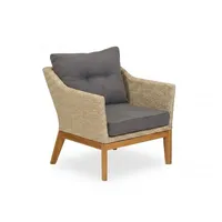 Endorphin Loungesessel Larissa Sessel Polyrattan braun