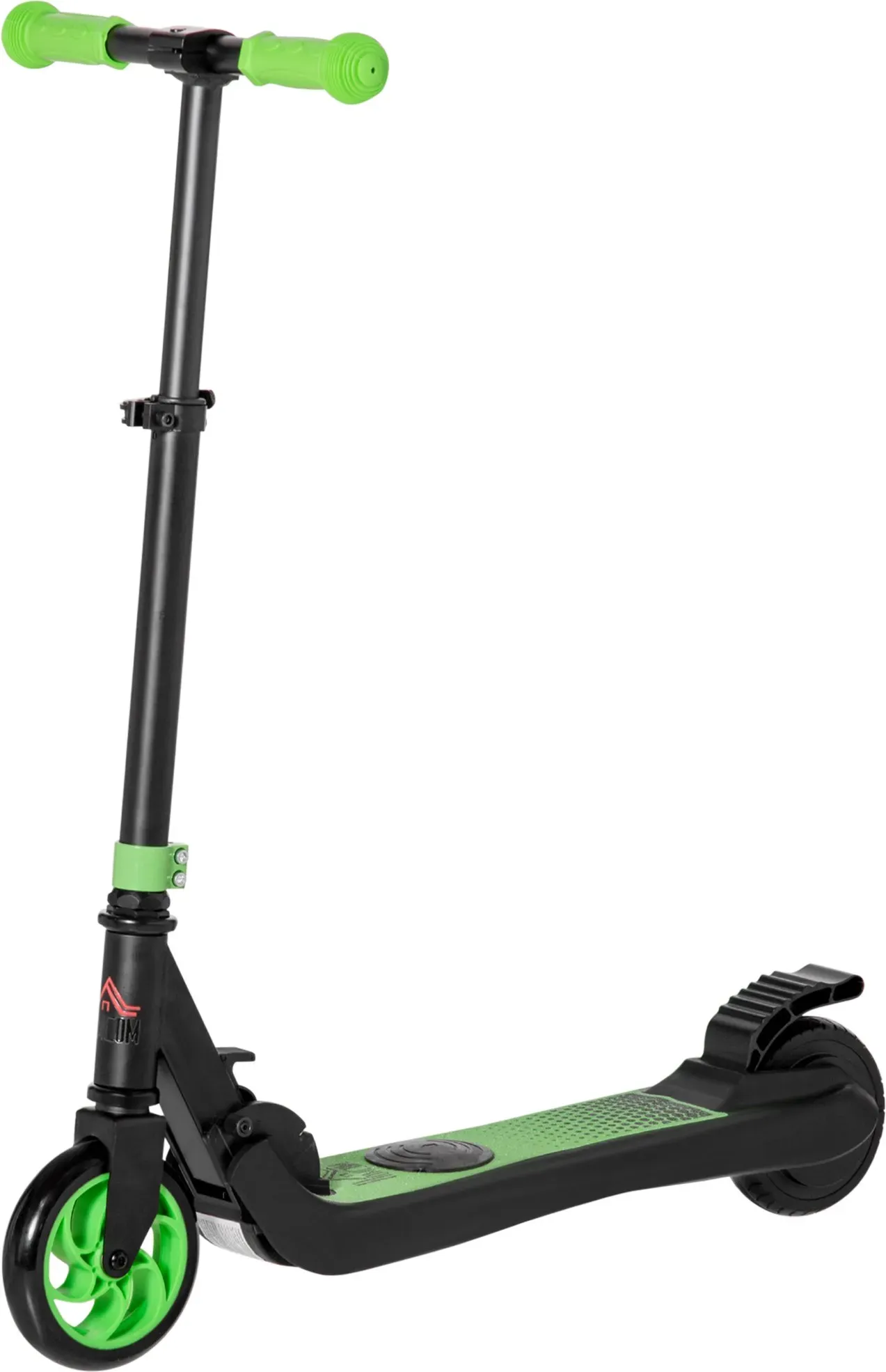 HOMCOM Elektroroller für Kinder 6+ Jahre, Höhenverstellbar, 71x36.5x75-80 cm, Schwarz und Grün   Aosom