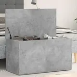 Myheimly Aufbewahrungstruhe Spielzeugtruhe Spielzeugkiste Couchtisch Beistelltisch Truhe Aufbewahrungsbox Betongrau 84x42x46 cm Holzwerkstoff
