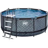 EXIT TOYS Stone Pool Set 360 x 122 cm inkl. Sandfilter