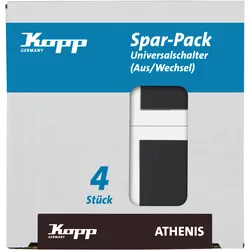 Kopp Universalschalter ATHENIS anthrazit Profi-Pack