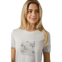 super.natural Flower Field Bio J T-Shirt weiß/grau XS