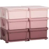 Homcom Schubladenschrank Kunststoff,